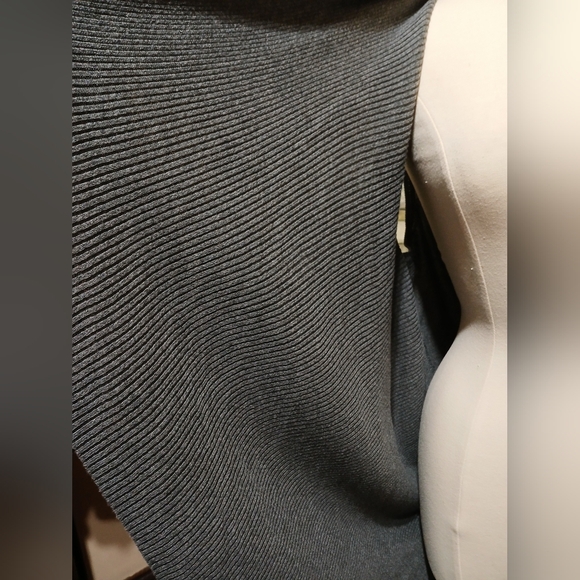 Women's XL Apt. 9 Sleeveless Sweater Vest Cardigan Gray Open Front - Picture 2 of 5